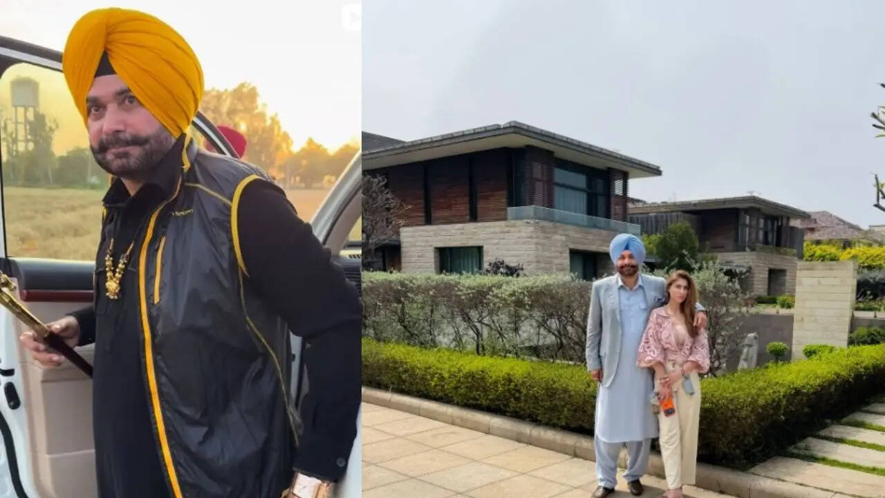 Navjot Singh Sidhu’s ₹25 crore luxury mansion in Amritsar is defined by cricket success, ancient trees, and palace-style interiors