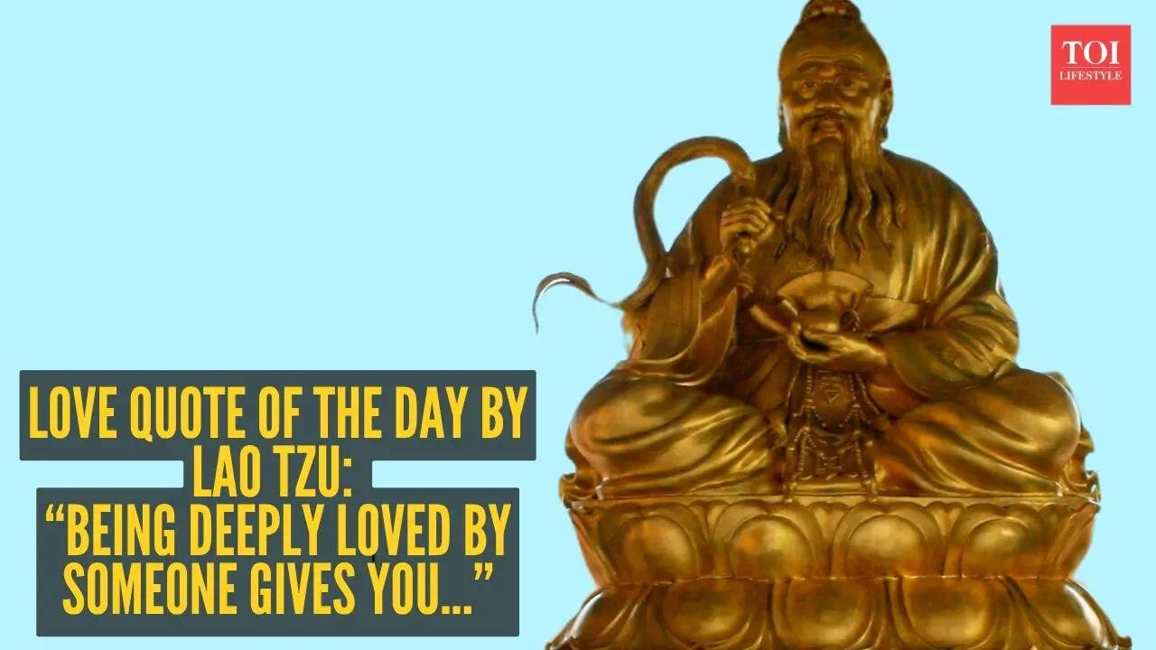 “Being deeply loved by someone gives you...”