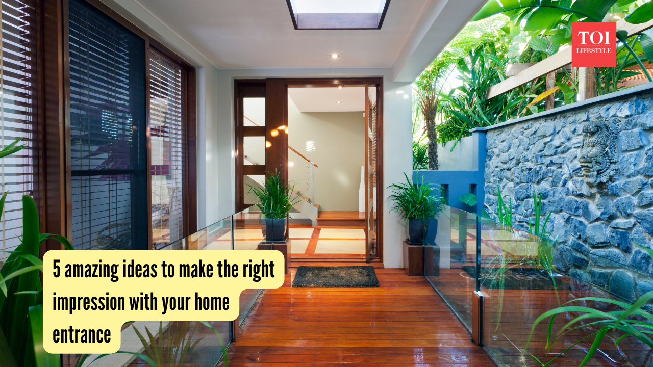 5 amazing ideas to make the right impression with your home entrance