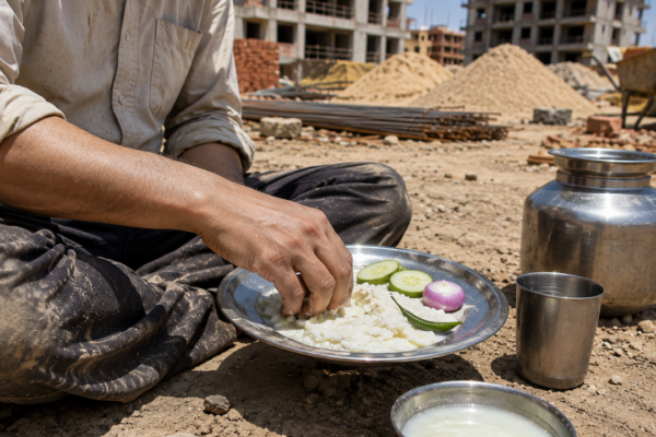 7 summer foods Indian labourers eat to survive extreme heat