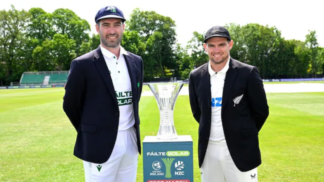 New Zealand 21/1 in 5.4 Overs | Ireland vs New Zealand, Live Score: Hosts without Paul Stirling face Tom Latham's blackcaps in historic Belfast Test