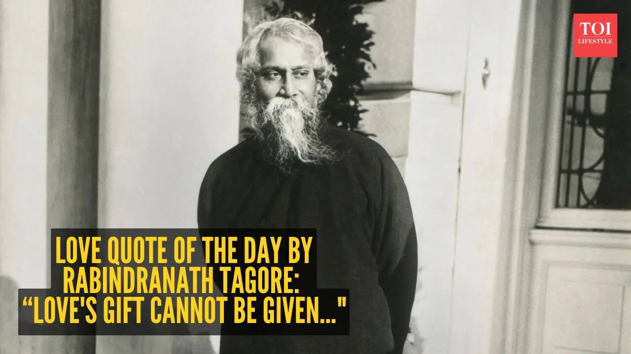 “Love's gift cannot be given..."
