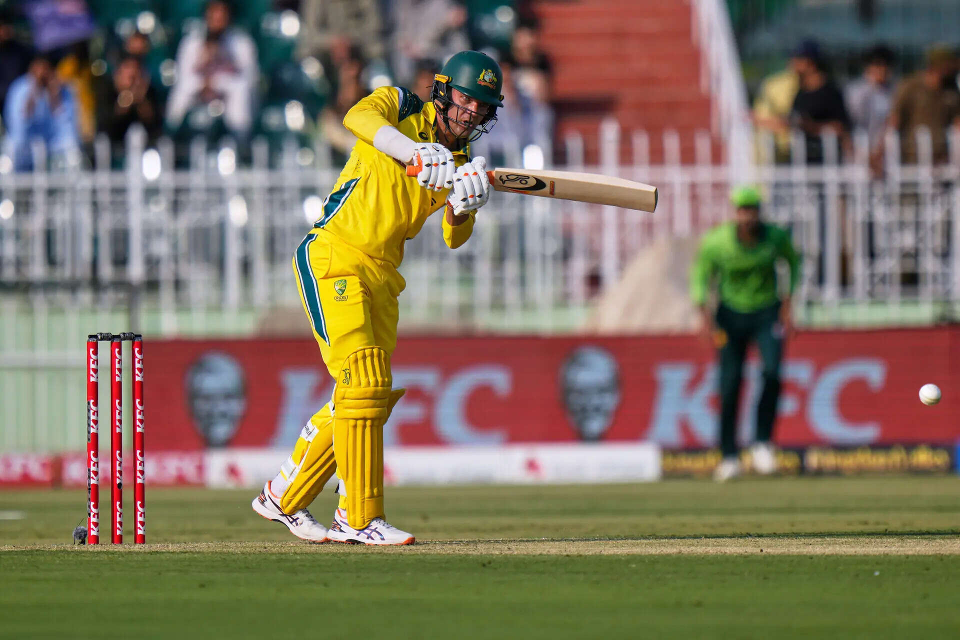 Australia 53/1 in 10.4 Overs | PAK vs AUS Live Score, 1st ODI: Abrar Ahmed strikes early to remove Alex Carey