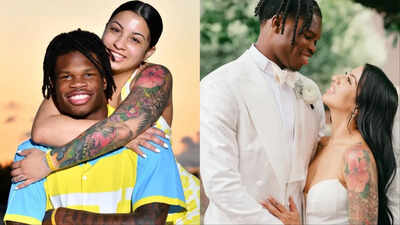 The 1-year itch: Travis Hunter and Leanna Lenee divorce rumors resurface online on their first wedding anniversary | NFL News