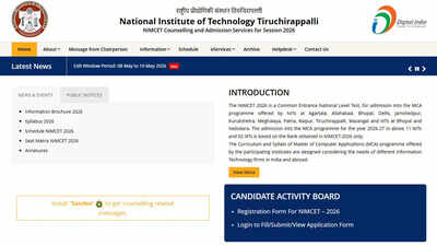 Nimcet 2026 Admit Card: NIMCET 2026 hall ticket date and time: Exam scheduled on June 6 at 2 PM; here’s how to download at nimcet.admissions.nic.in
