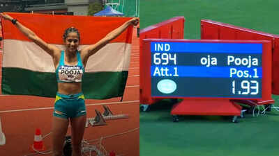 Pooja Singh breaks 14-year-old National Record, wins historic Asian U20 high jump gold — Watch | More sports News