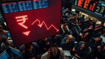 Rupee falls 18 paise, closes at record low of 95.09 vs $