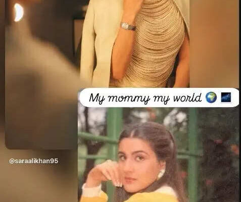 Sara Ali Khan: 'Will always try to be like her': Sara Ali Khan shares RARE throwback of Amrita Singh on Mother’s Day 2026 | Hindi Movie News