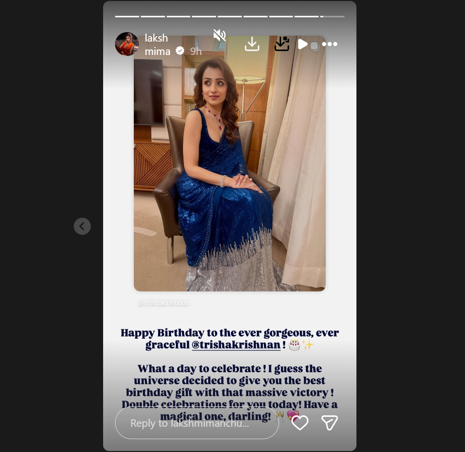 Charmme Kaur calls Trisha Krishnan a ‘lucky mascot’ as Vijay wins Tamil Nadu elections; Lakshmi Manchu calls for ‘double celebrations’ | Tamil Movie News