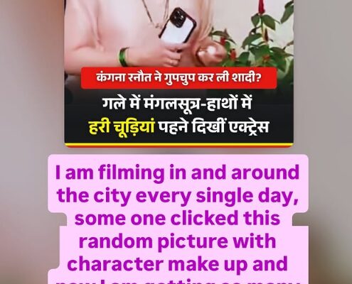 Kangana Ranaut reacts to ‘secret wedding’ rumours after mangalsutra-sindoor appearance, says ‘I won’t marry…’ |
