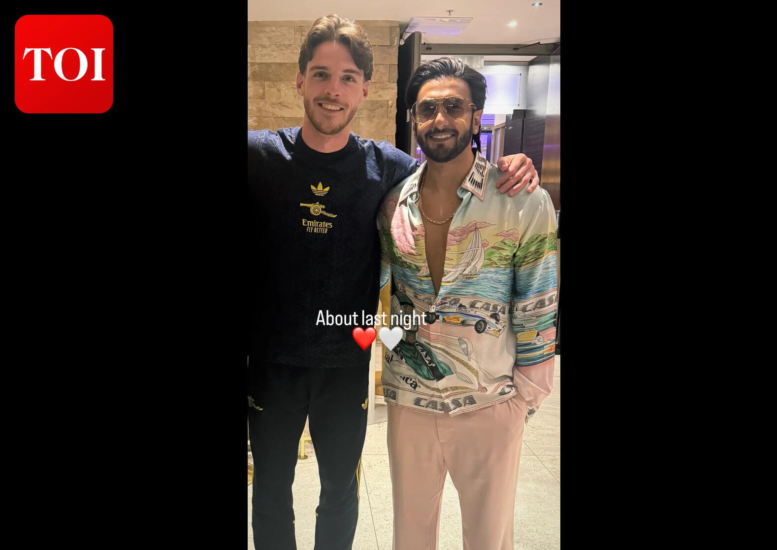 Ranveer Singh poses with Arsenal star Declan Rice in Budapest amid ongoing FWICE ‘ban’ over Don 3 controversy with Farhan Akhtar | Hindi Movie News