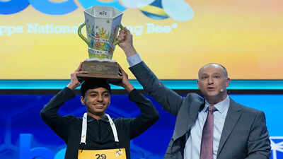 Shrey Parikh: Meet Shrey Parikh: 14-year-old Indian-origin Spelling Bee winner who spelled 32 words in 90 seconds | World News
