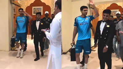IPL 2026: Shubman Gill's salute to father Lakhwinder Singh ahead of GT vs RR match goes viral - WATCH | Cricket News