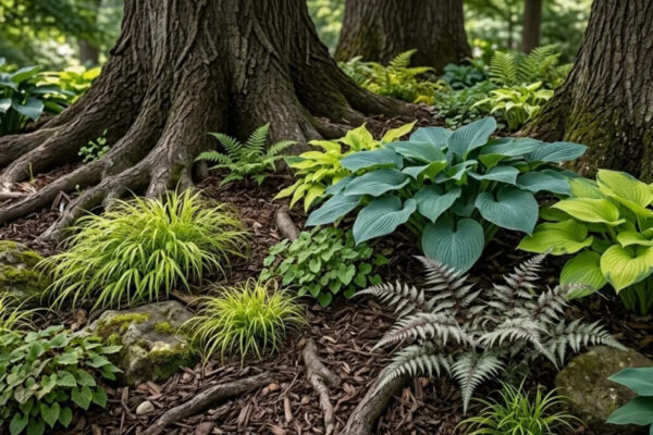 How to brighten a shady front garden bed without adding more flowers