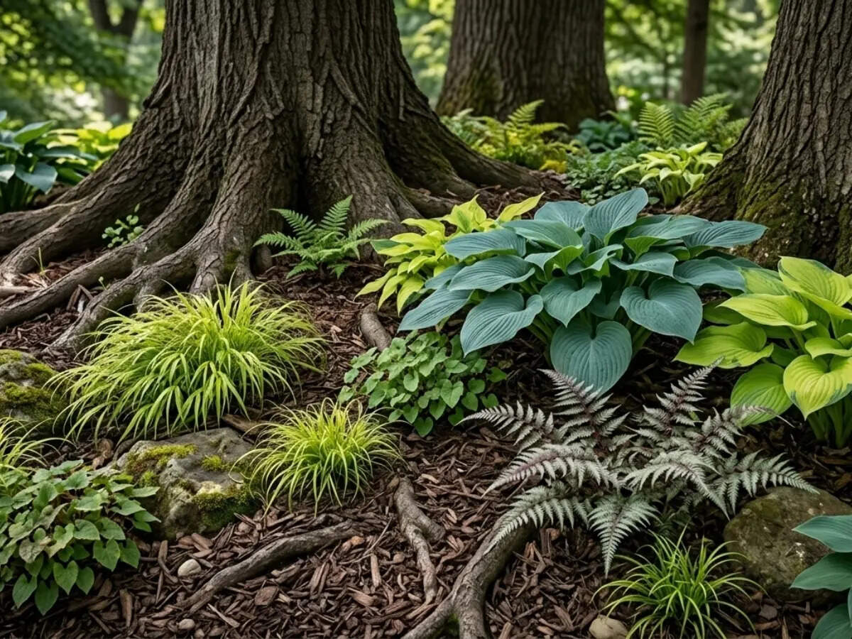 How to brighten a shady front garden bed without adding more flowers