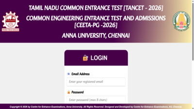 TANCET, CEETA PG 2026 scorecard released at tancet.annauniv.edu: Direct link to download here