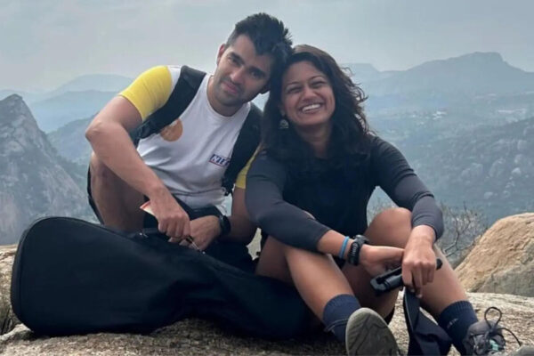 'Every time I breathed, I saw him beside me’: The love, fear, and endurance behind this Bengaluru couple’s 11-hour, 32-km swim from Sri Lanka to India |