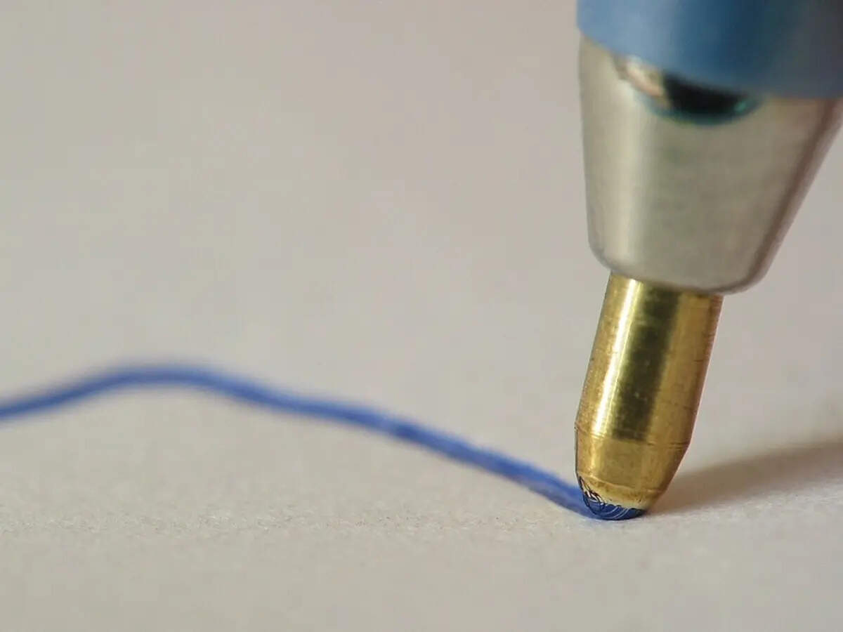 In 1938, László Bíró noticed newspaper ink dried instantly while his fountain pen smudged, and this led to the creation of the modern ballpoint pen |