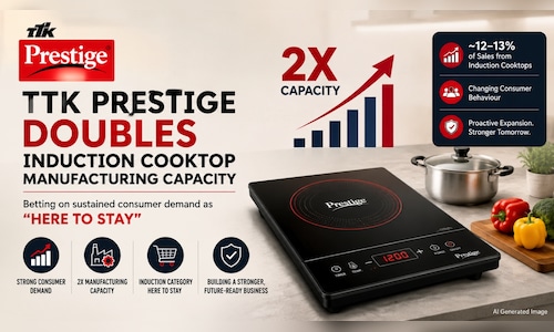 TTK Prestige doubles induction cooktop capacity, says demand surge is ‘here to stay’