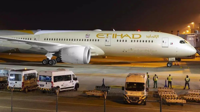 Etihad Airways Flight Cancellation: Etihad Chennai-Abu Dhabi flight cancelled after fire detected on wing during take-off preparations | India News