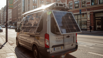 Van-mounted solar panels generated more power than expected: Scientists explain why Suggest Title |