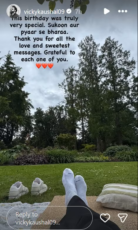 Vicky Kaushal thanks fans after intimate 38th birthday with Katrina Kaif and son Vihaan