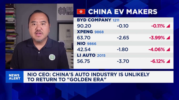 Electric vehicle giant BYD predicts 80% of China car sales will soon be electric