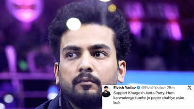 'Tumhe jo paper chahiye..': Elvish Yadav jokes about NEET leak, deletes tweet after backlash