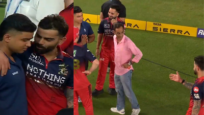 Watch: Virat Kohli meets Vaibhav Sooryavanshi after RCB's back-to-back title triumph | Cricket News
