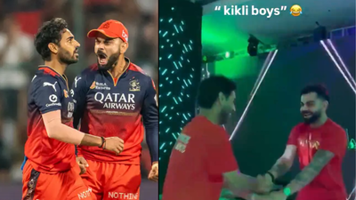 Ipl 2026: Virat Kohli shares 'Kikli' dance with Bhuvneshwar Kumar after RCB triumph - Watch | Cricket News