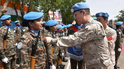 Over 550 Indian peacekeepers in South Sudan awarded UN Medal of Honour | India News