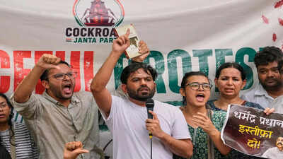 'Trailer of what is coming next': CJP says 'cockroaches showed their strength' in first protest demanding education minister's resignation | India News