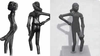NCERT textbook shows Indus Valley's 'Dancing Girl' with covered torso to make it 'age-appropriate' | India News