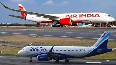 'Wrong turn': Air India plane comes in front of IndiGo flight on same taxiway at Ahmedabad airport