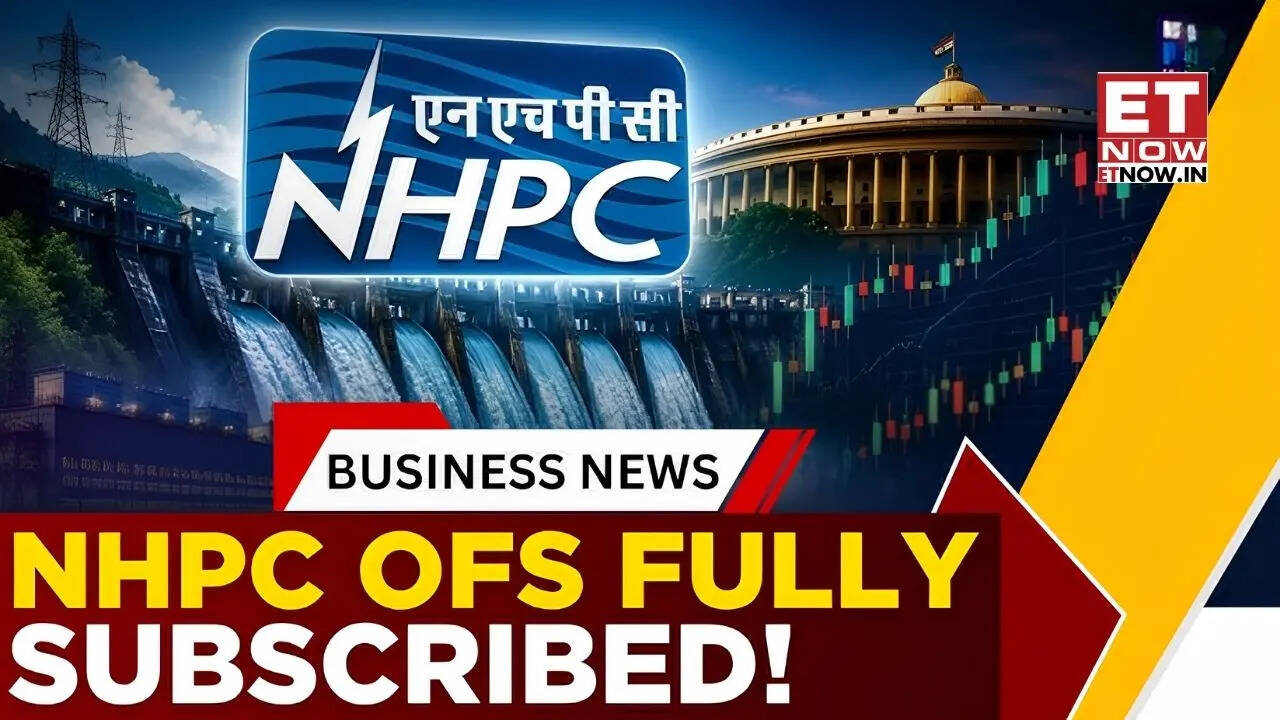 NHPC OFS fully subscribed: Government raises Rs 4300 crore from 6% stake sale - Details - Markets
