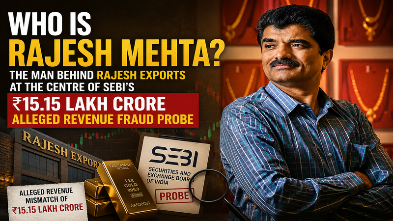 Who is Rajesh Mehta? How the Rajesh Exports billionaire ended up at centre of SEBI's Rs 15.15 lakh crore alleged revenue fraud probe | Explained - Markets