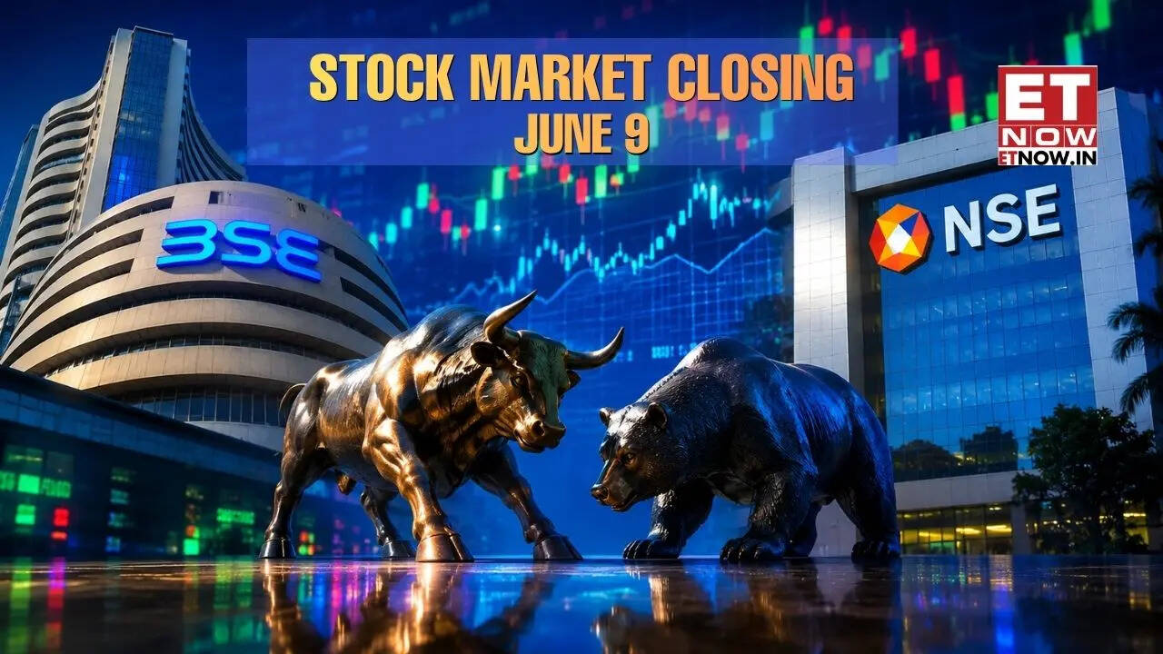 Stock Market Closing Today, 9 June: Sensex closes 395 pts higher, Nifty above 23200; check top gainers and losers - Markets