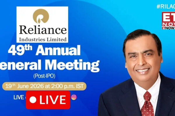 Reliance Industries AGM 2026 Live Updates: RIL AGM today at 2 PM; Investors closely watch Mukesh Ambani's address for Reliance Jio Infocomm