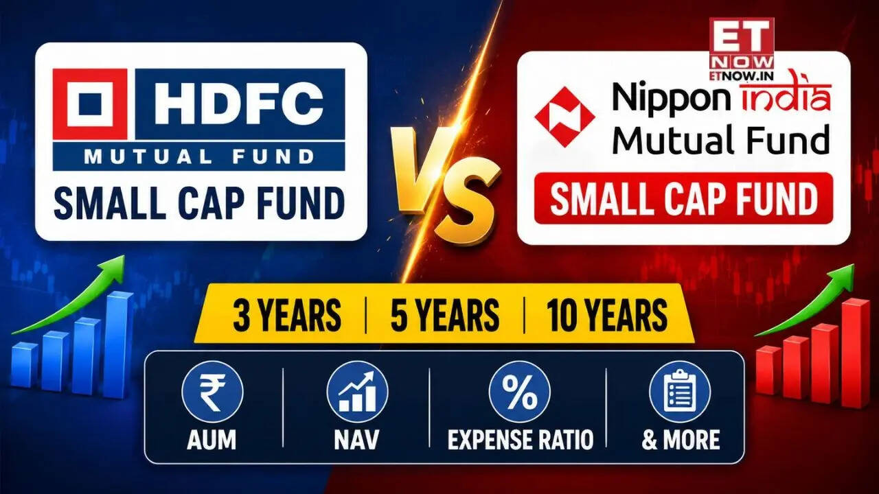 HDFC vs Nippon India small cap mutual fund: Which scheme delivered better returns over 3, 5 and 10 years? Check latest AUM, NAV, expense ratio & others - Mutual Funds