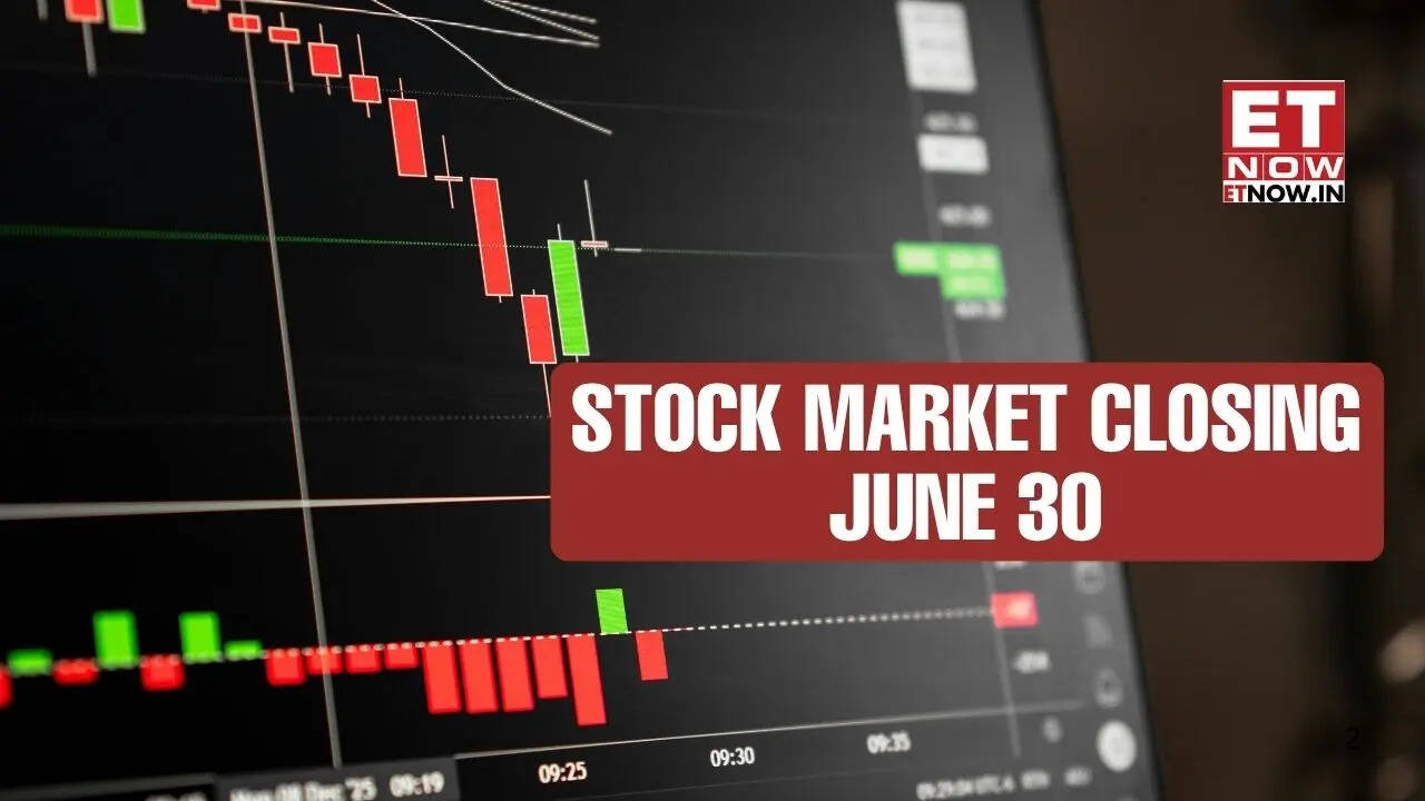 Stock Market Closing Today, June 30: Sensex ends 250 pts lower, Nifty below 23,900; Nifty IT top sectoral loser in June - Markets