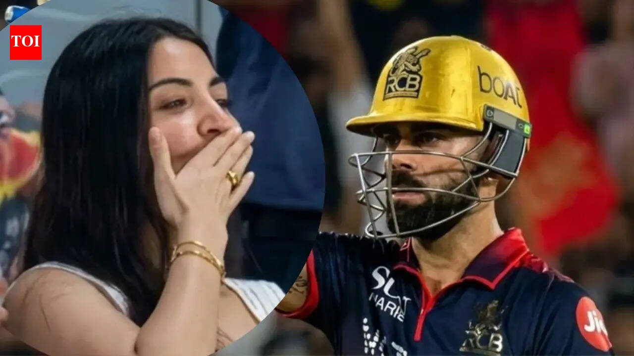 Virat Kohli, Anushka Sharma take over the internet yet again, their adorable moments go viral as RCB win IPL 2026, netizens gush over their PDA | Hindi Movie News