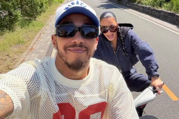 Kim Kardashian FINALLY makes romance with Lewis Hamilton Instagram official; CRASHES into F1 star on bike ride - WATCH |