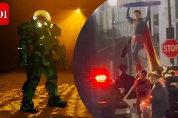 FIRST LOOK at David Corenswet as Superman on sets of 'Man of Tomorrow'; James Gunn reveals Lex Luthor's warsuit- WATCH |