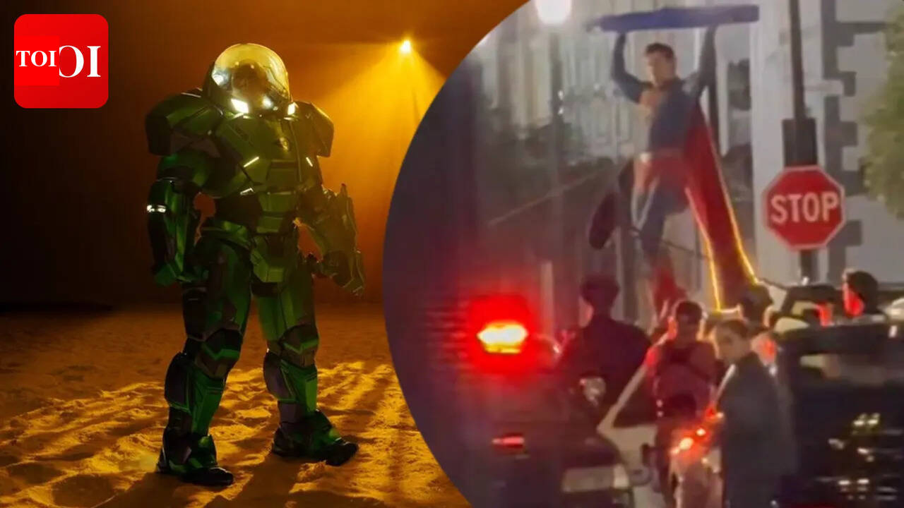 FIRST LOOK at David Corenswet as Superman on sets of 'Man of Tomorrow'; James Gunn reveals Lex Luthor's warsuit- WATCH |