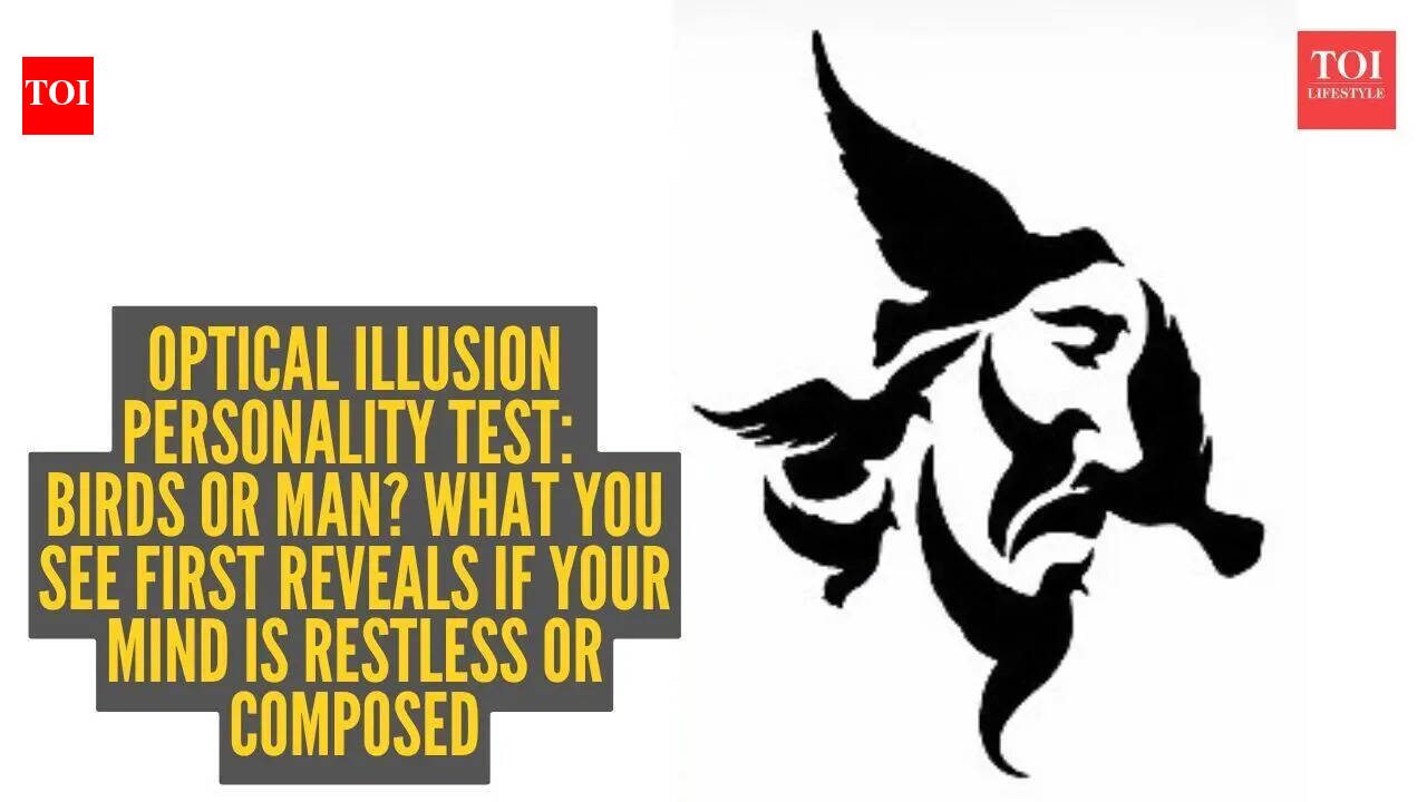 Optical illusion personality test: Birds or man? What you see first reveals if your mind is restless or composed |