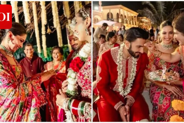 Deepika Padukone gets emotional at family wedding as she and Ranveer Singh attend celebrations amid second pregnancy announcement | Hindi Movie News