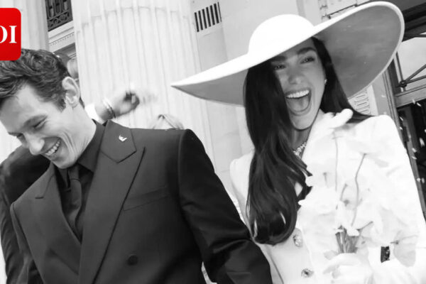 Dua Lipa shares romantic wedding photos with Callum Turner; newly weds make first appearance post intimate wedding |