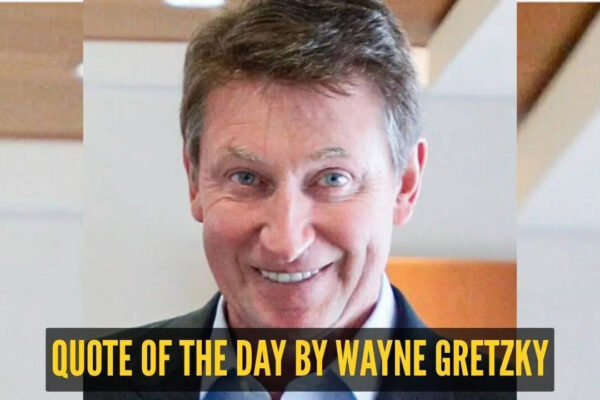 Quote of the day for kids by Wayne Gretzky: "You miss 100% of the shots you don't..."