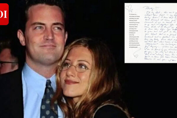 Jennifer Aniston's heartfelt letter to Matthew Perry withdrawn from upcoming charity auction |