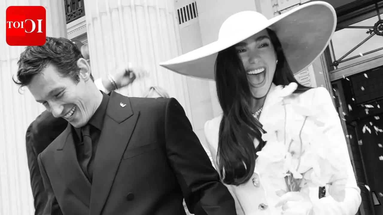 Newlyweds Dua Lipa and Callum Turner off to Sicily; final touches for three-day wedding celebration in Palermo underway- PICS |
